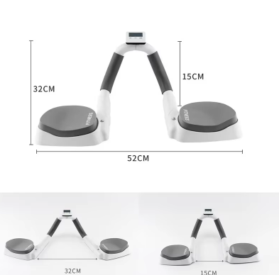 Abdominal &amp; Push-Up Equipment with Integrated Tablet – Smart Sport at Your Fingertips